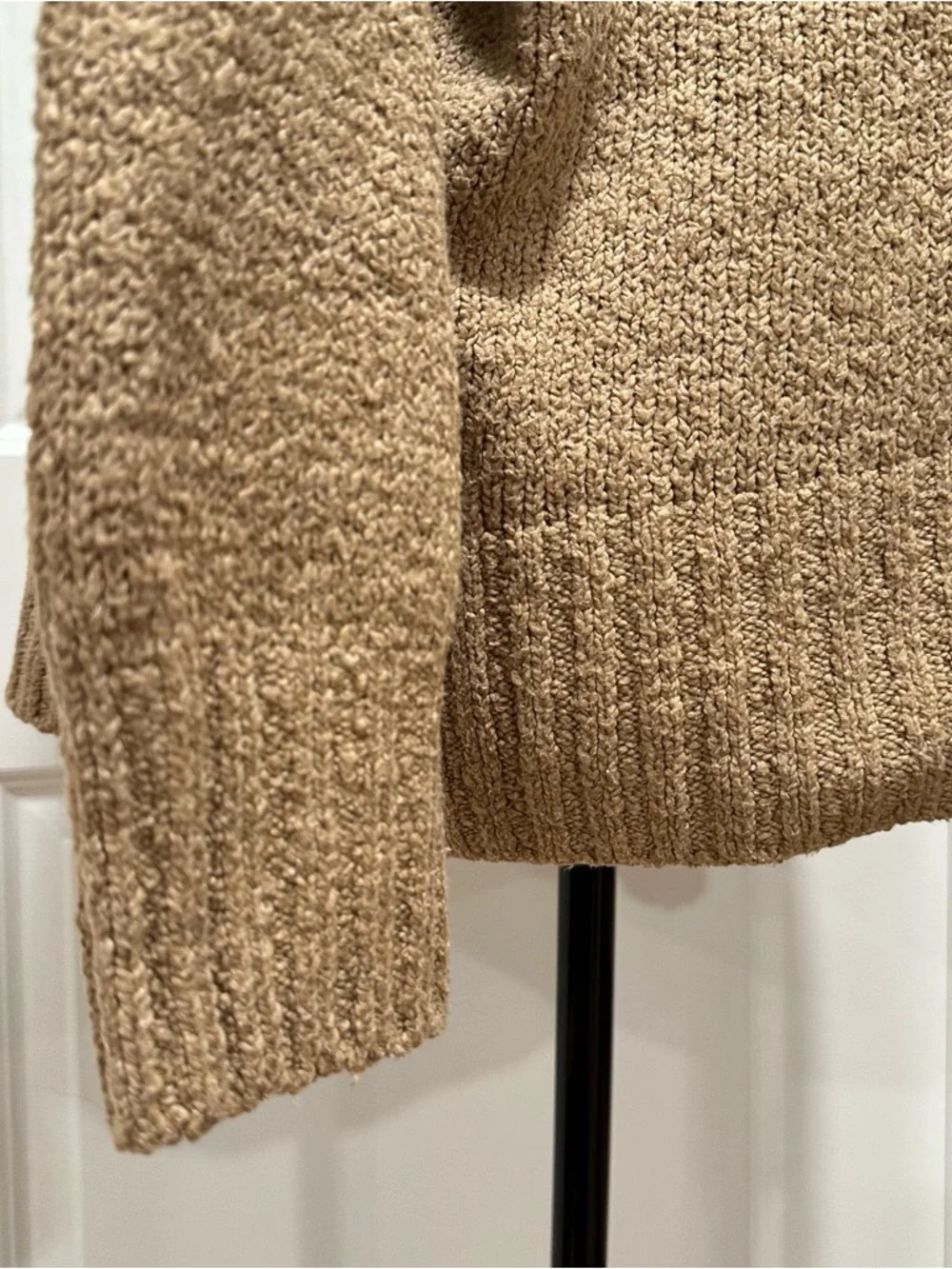 Free People Women's Brookside Tunic Oversized Sweater Desert Camel Size Small
